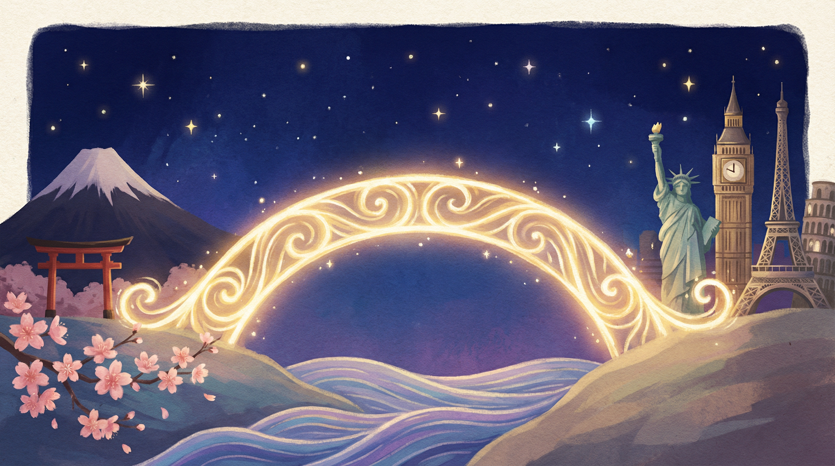 日本と世界をつなぐ橋